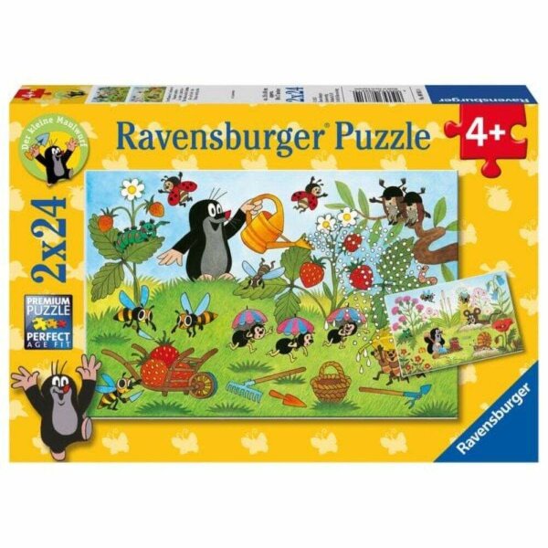 Puzzle Der Maulwurf im Garten