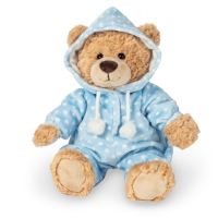 Teddy Schlafanzug blau