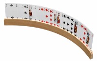 Spielkartenhalter Holz