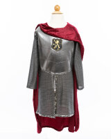 Silver Knight with Cape 9-10 years