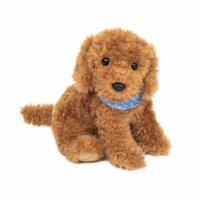 Goldendoodle sitzend