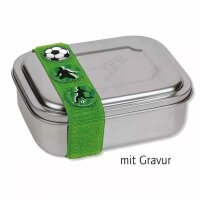 Edelstahl-Lunchbox Fussball