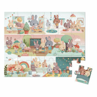 Puzzle une journée 24 pcs