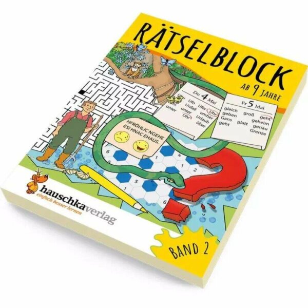 Rätselblock ab 9 Jahren