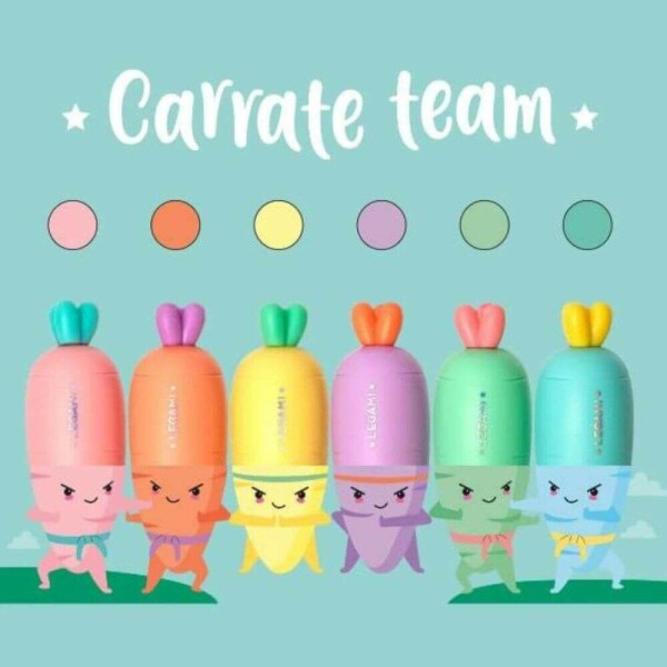 Carrate Team 6 Mini Highlighter