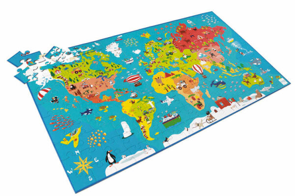 Puzzle XXL Carte du monde