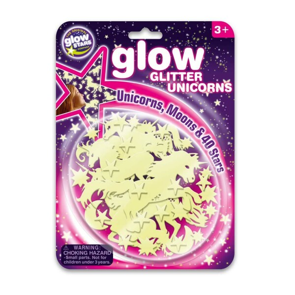 Glow Glitter Unicorns