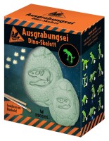 Ausgrabungseier Dino Skelette