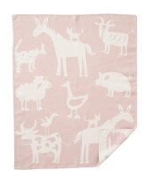 Farm pink Decke 70 x 90 cm