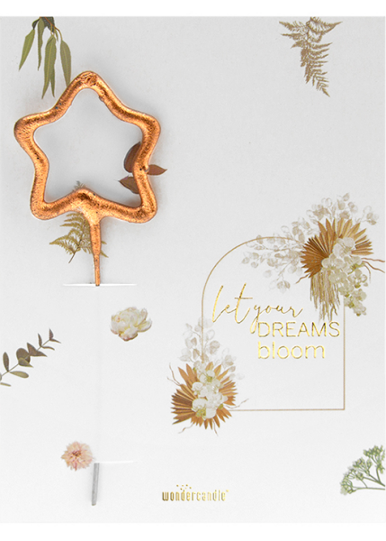 Let your dreams bloom Flower Mini Wondercard