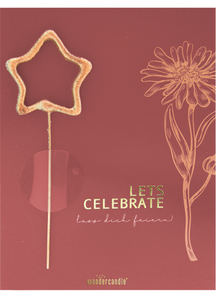 Lets Celebrate beere Flora Mini Wondercard