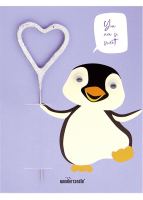 You are so sweet Pinguin lila Wackelaugen Tiere Mini...